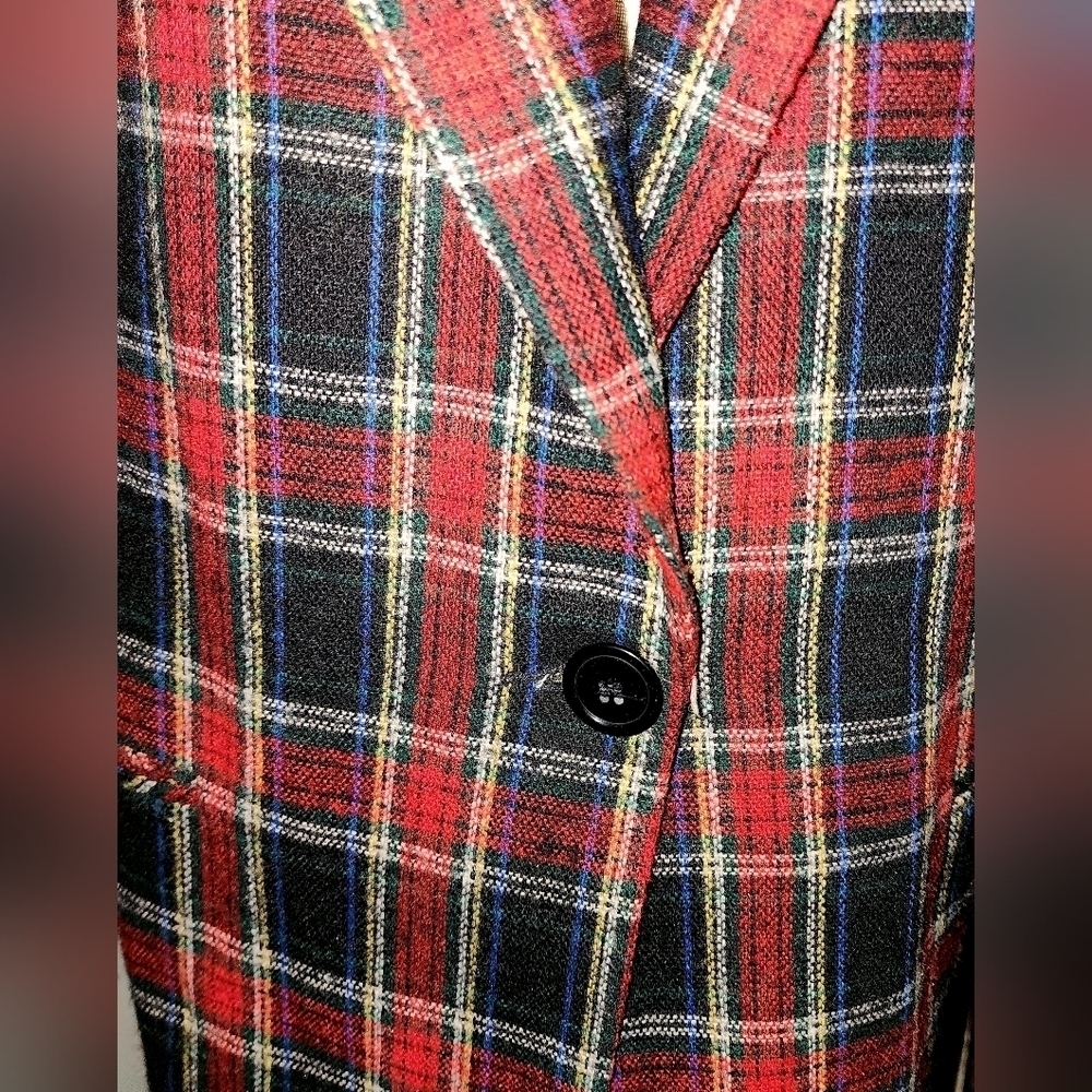 NORTON MCNAUGHTON VINTAGE WOOL BLEND BLAZER - Picture 5 of 6